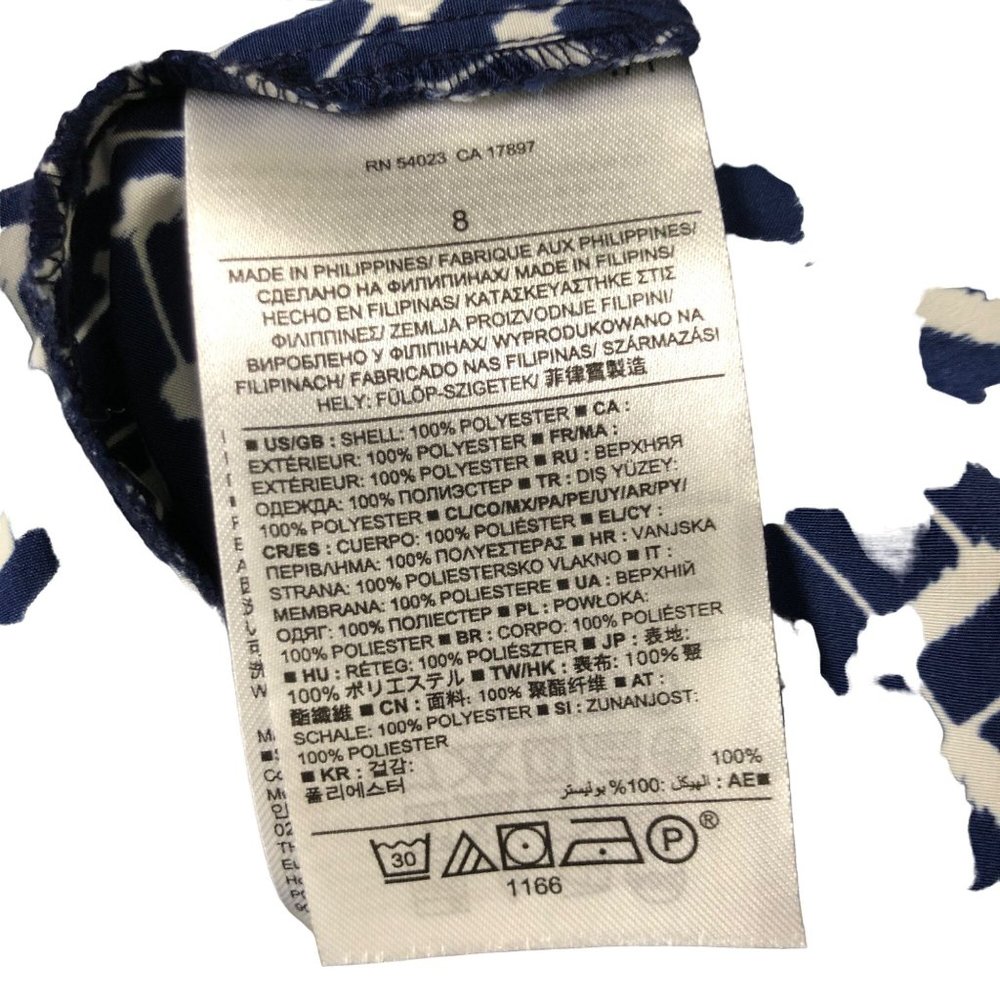 Banana Republic Geometric Spaghetti Sleeveless Maxi Dress Size:8 - Picture 9 of 13